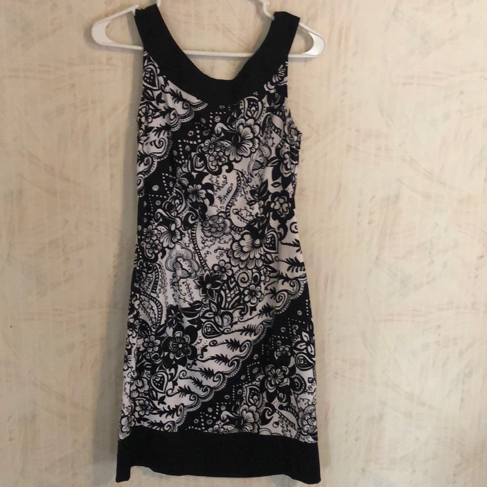 Black and white dress
